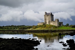 An Irish castle on a cycling tour of Ireland